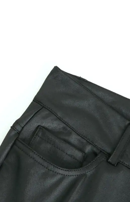 Pu Leather Feet Trousers Pants
