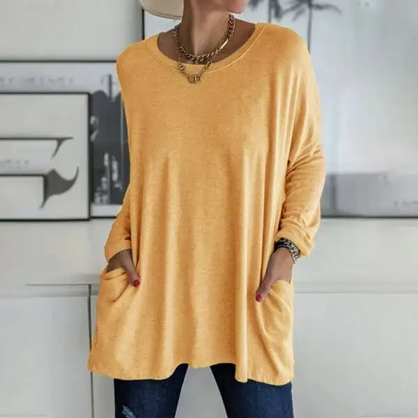  Relaxed Long Sleeve Top