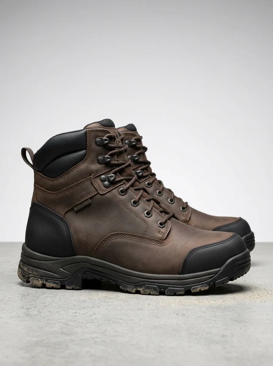 Outdoor-Ready Outdoor Men's Waterproof Work Boots