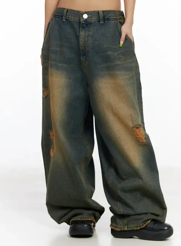 Loose-Fit Vintage Baggy Jeans