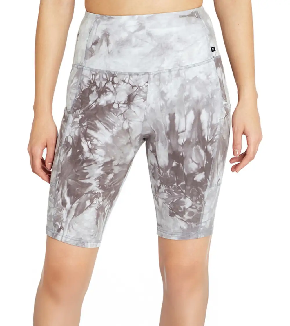 Tie Dye Longline Yoga Shorts