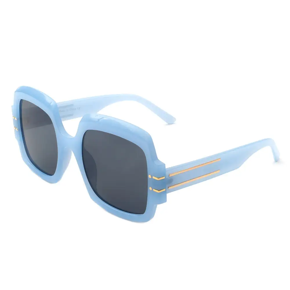 Jelly Square Flat Top Frame Sunglasses