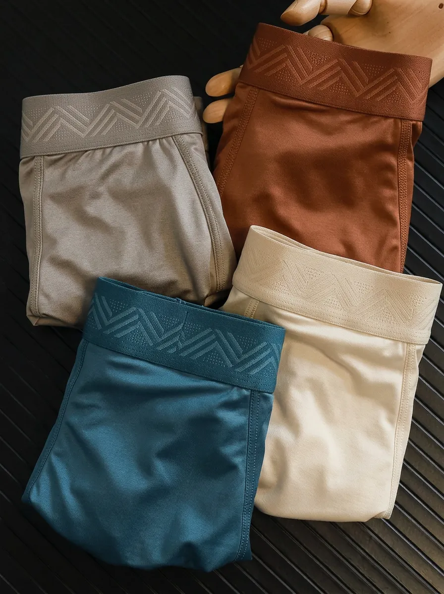 Casual Smooth Comfort Four Pack Briefs