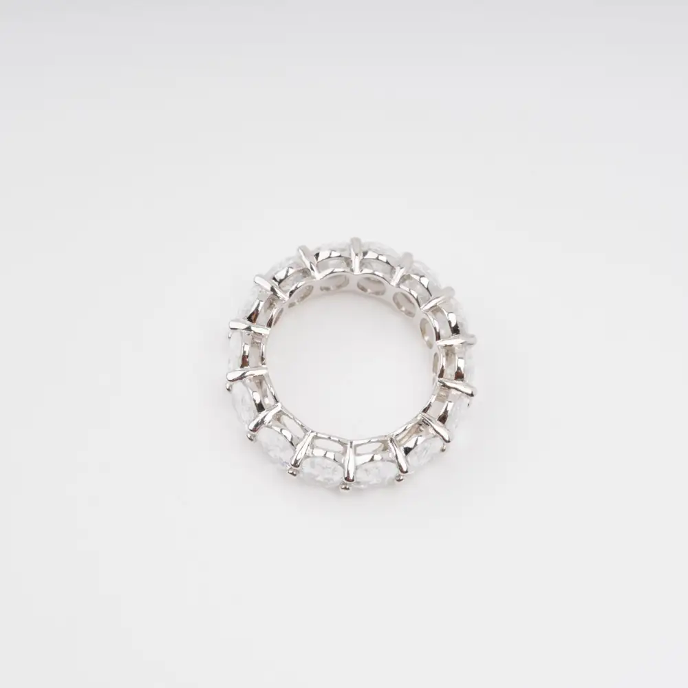 Drapé Oval Gemstone Sterling Silver Ring