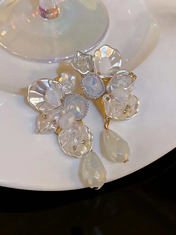 Pearl-Inspired Accent Earrings