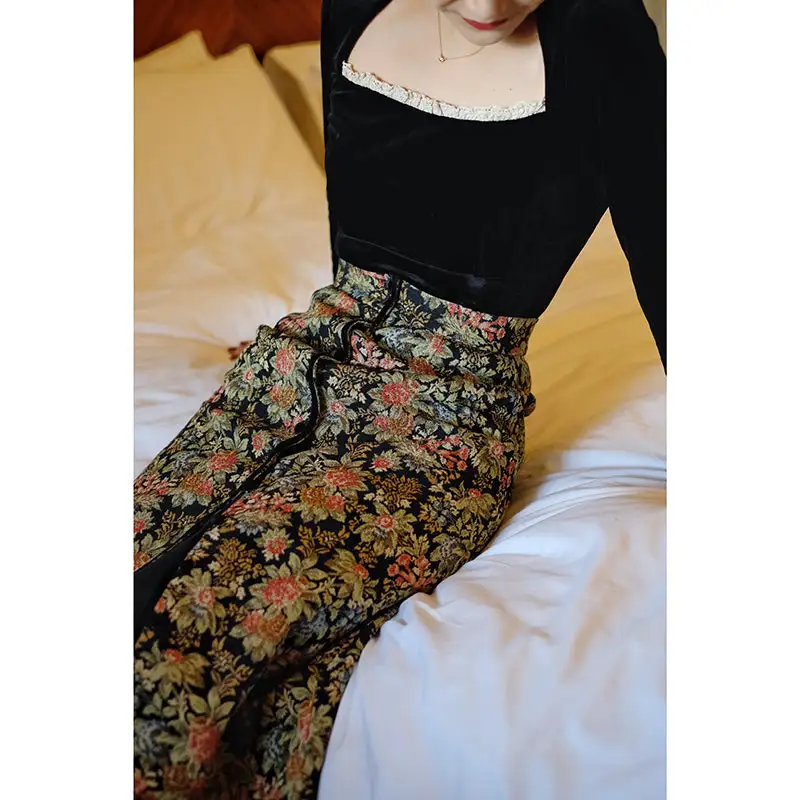 Subtle Office Everyday Casual Polyester Skirt