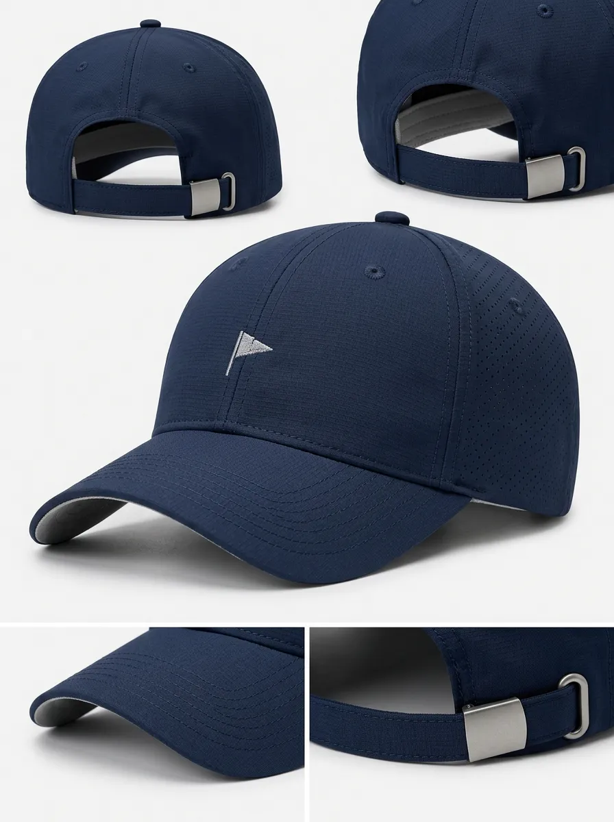 Unisex Equestrian Lover Flag Embroidered Navy Baseball Cap