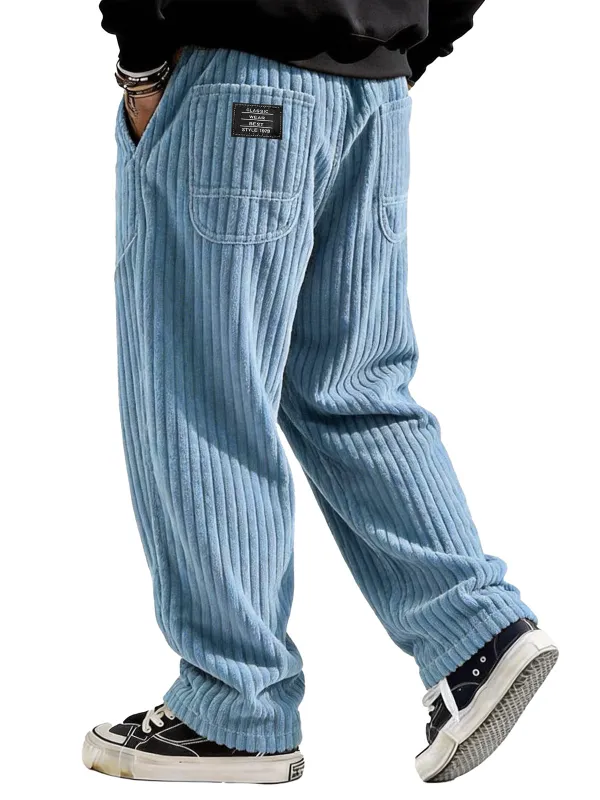 Corduroy Pocket Relaxed Pants