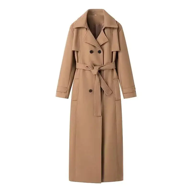 Tailored Longline Trench Coat