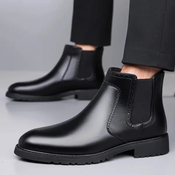 Classic Leather Ankle Boots
