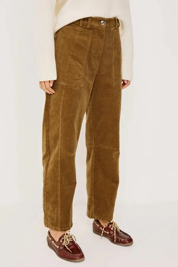 Ginger Corduroy Straight Leg Pants