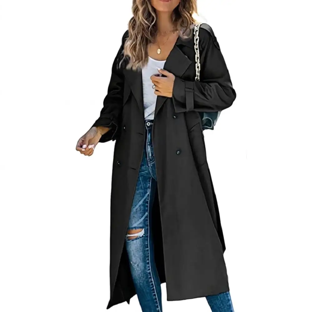 Structured Shoulder Trench Coat