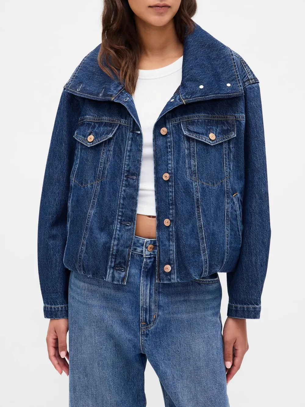 Shawl Stand Collar Jacket