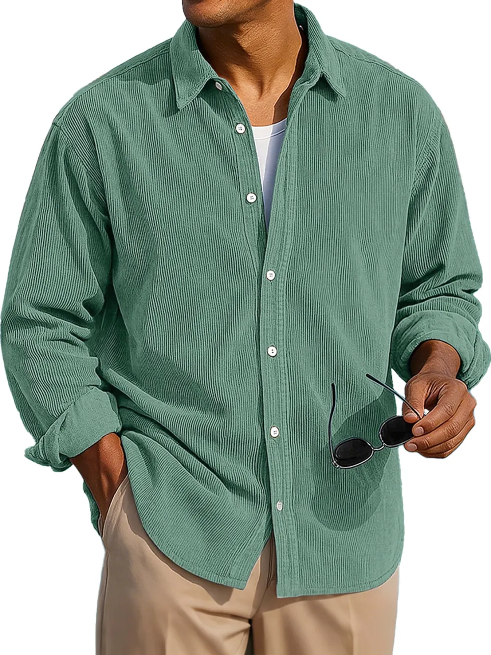 Corduroy Long Sleeve Shirt