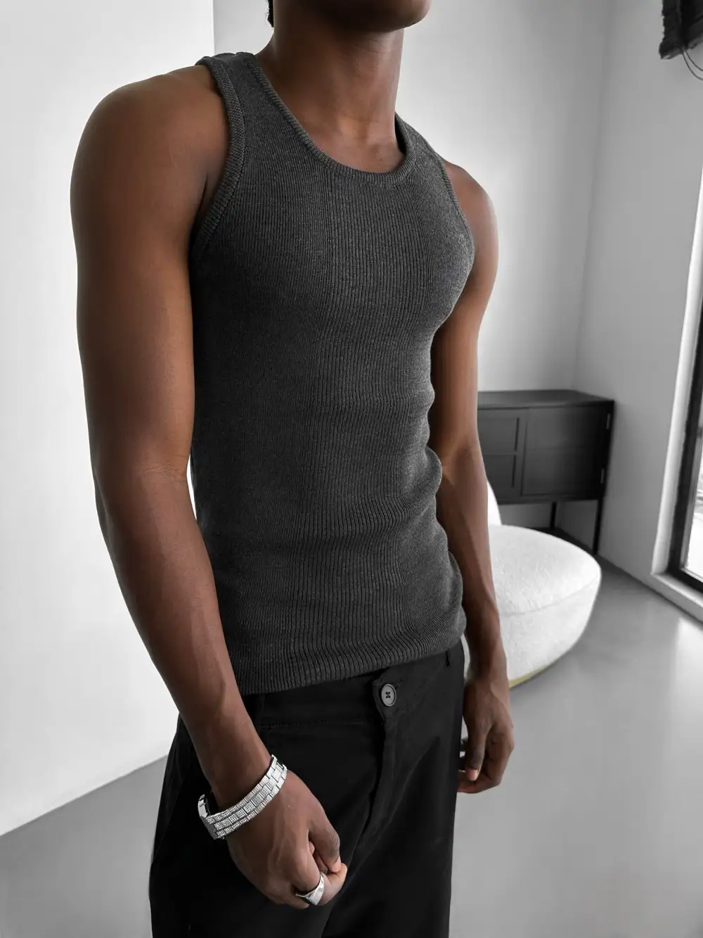 Tailored Easygoing Tank Top