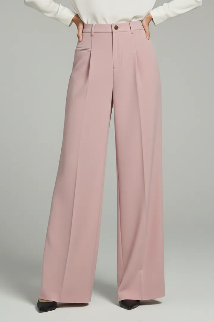  Wide Leg Casual Palazzo Pants