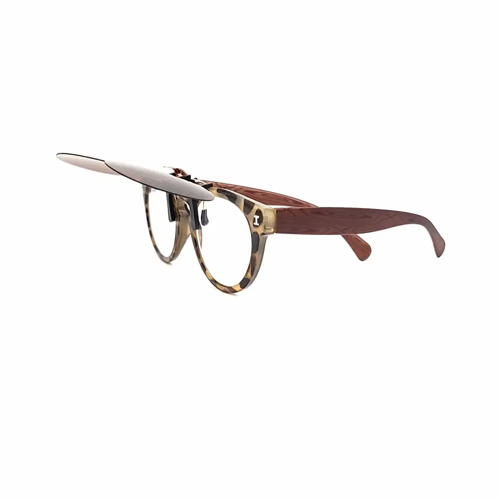 54mm Polarized Flip-Up Clip-On Sunglasses