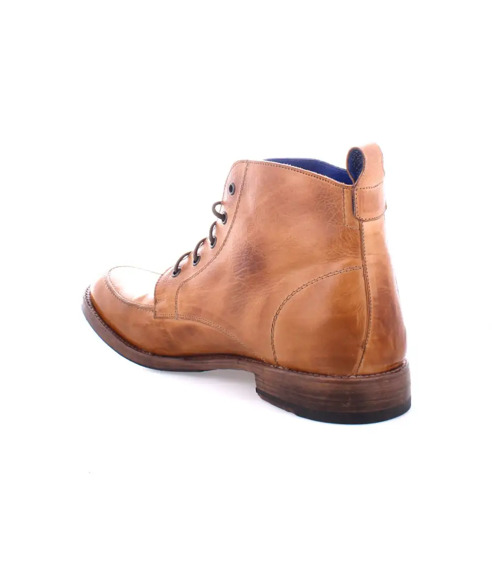 Apron-Toe Lace-Up Work Boots