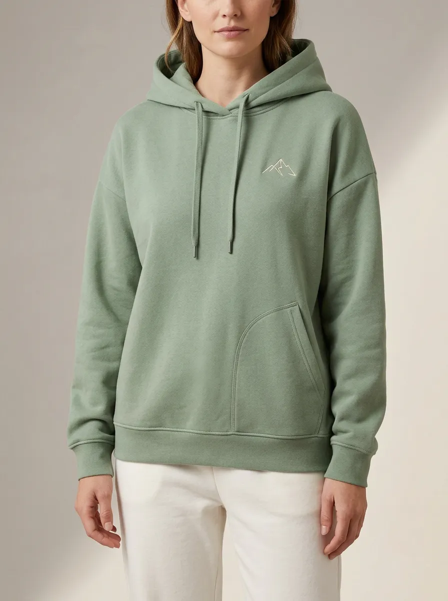 Women's Modern Mountain Graphic Casual Hoodie