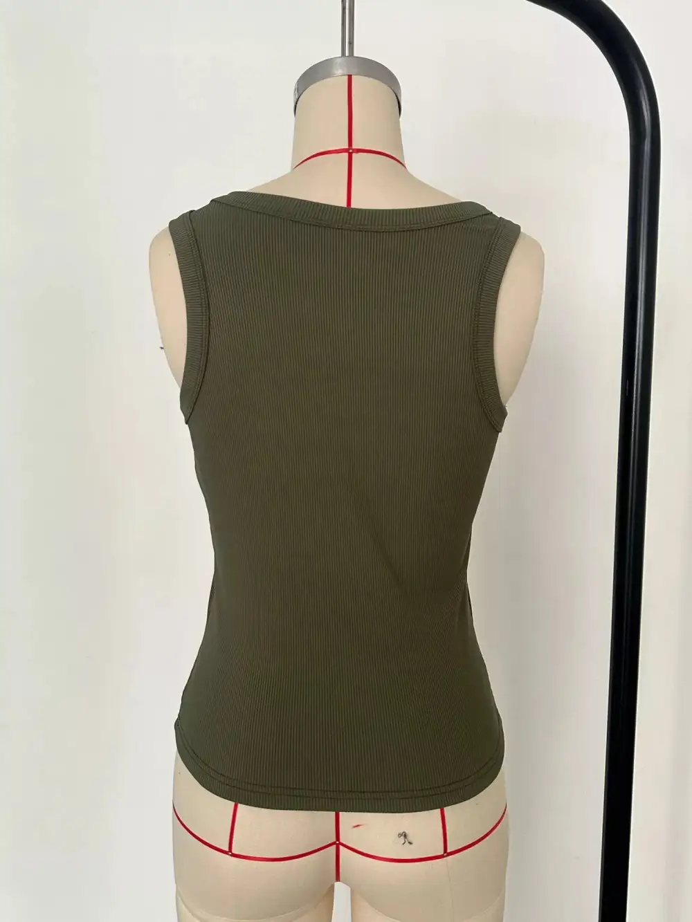 Slim Ribbed-Knit Tank Top