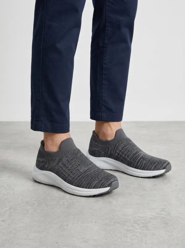 Unisex Casual Knit Pattern Print Sneakers