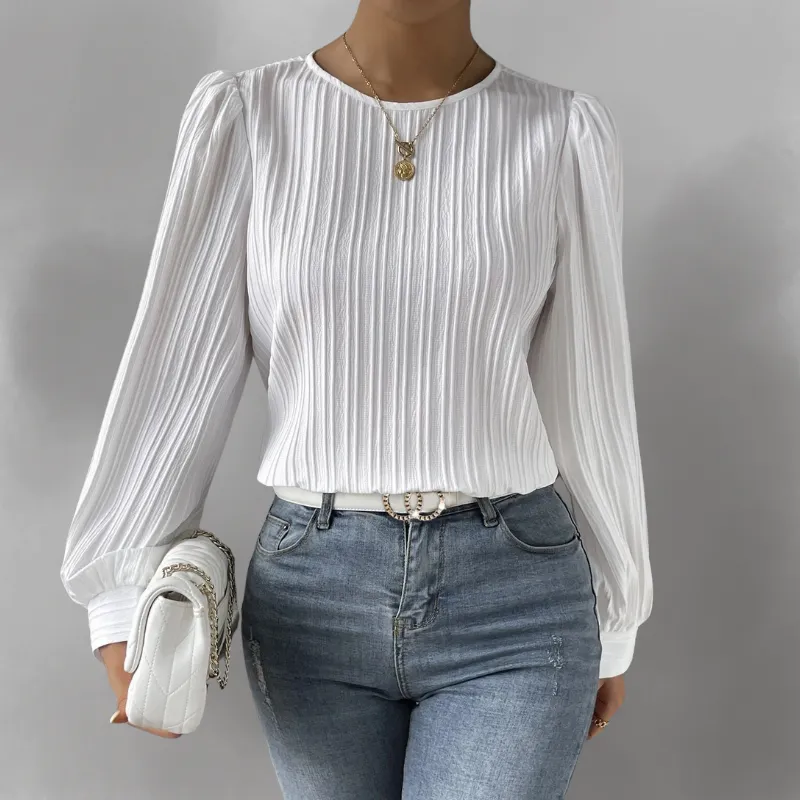 Smooth Relaxed Soft Tailored Blouse