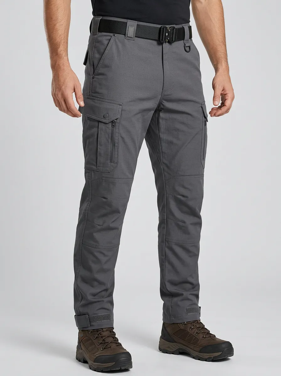 Men's Classic Utility Multi-Pocket Waterproof Tactical Cargo Pants