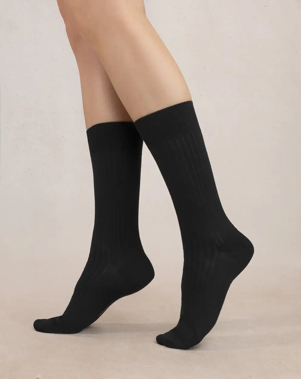 Ribbed Over The Calf Socks