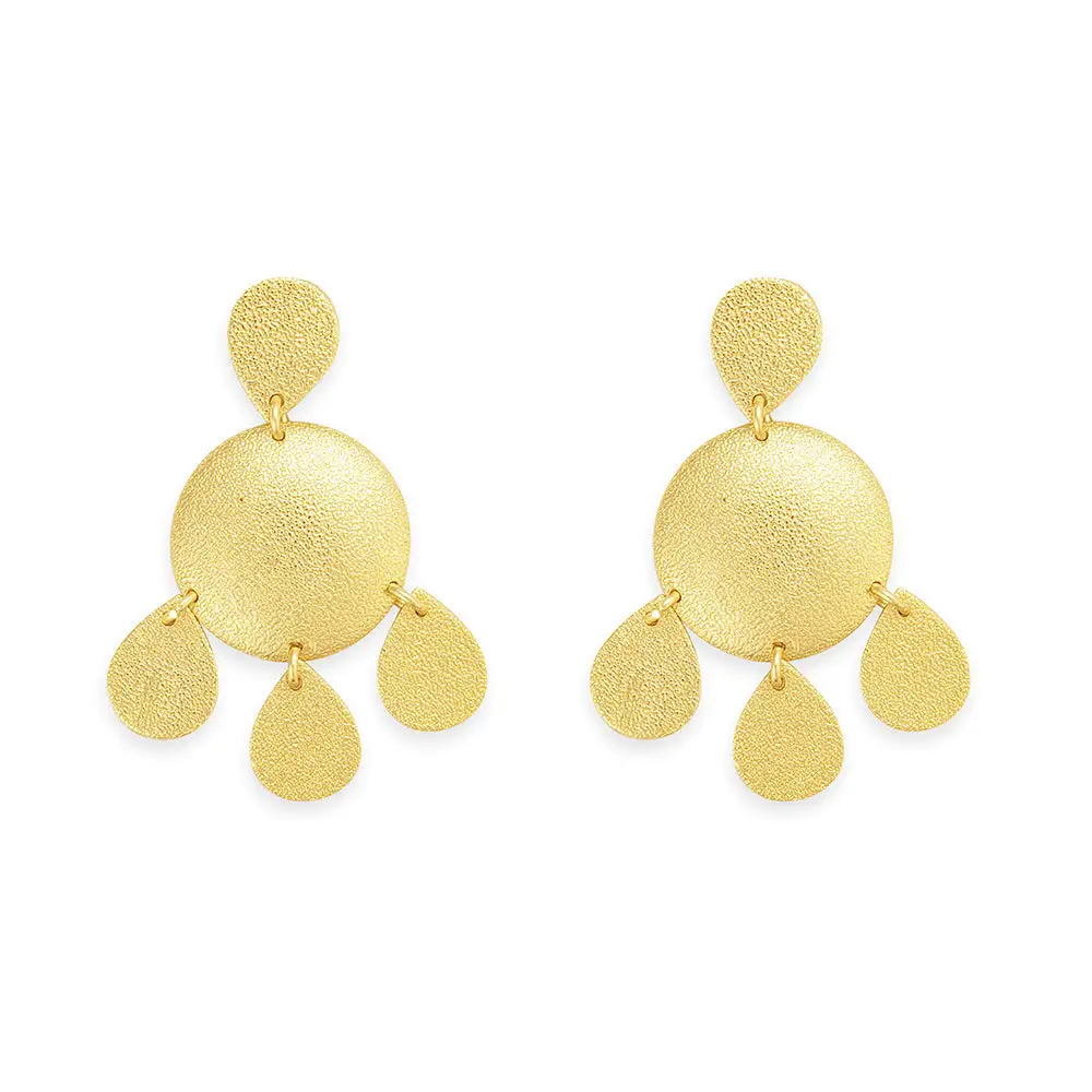 Layered Radiant Artful Statement Earrings