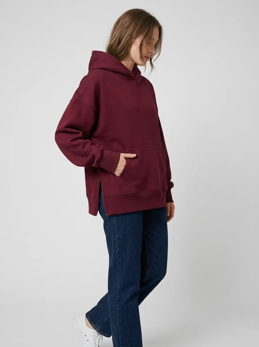 Women's Effortless Side-Zip Hoodie