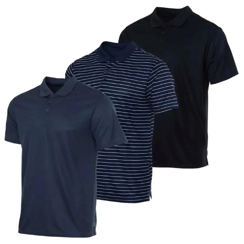 Men's Quick-Dry Short Sleeve Athletic Performance Polo Shirt (Available In Big & Tall)