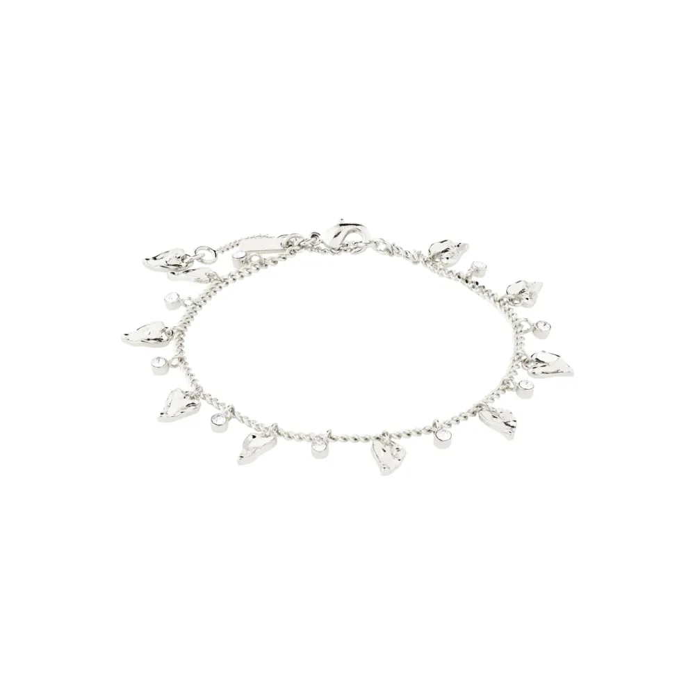 Slim Crystal Chain Bracelet