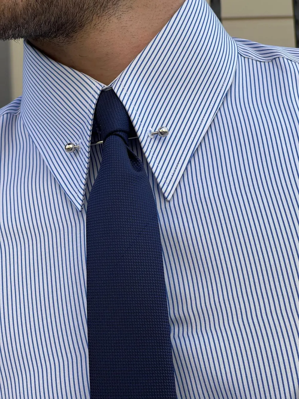 Versatile Slim Fit Striped Cotton Casual Shirt