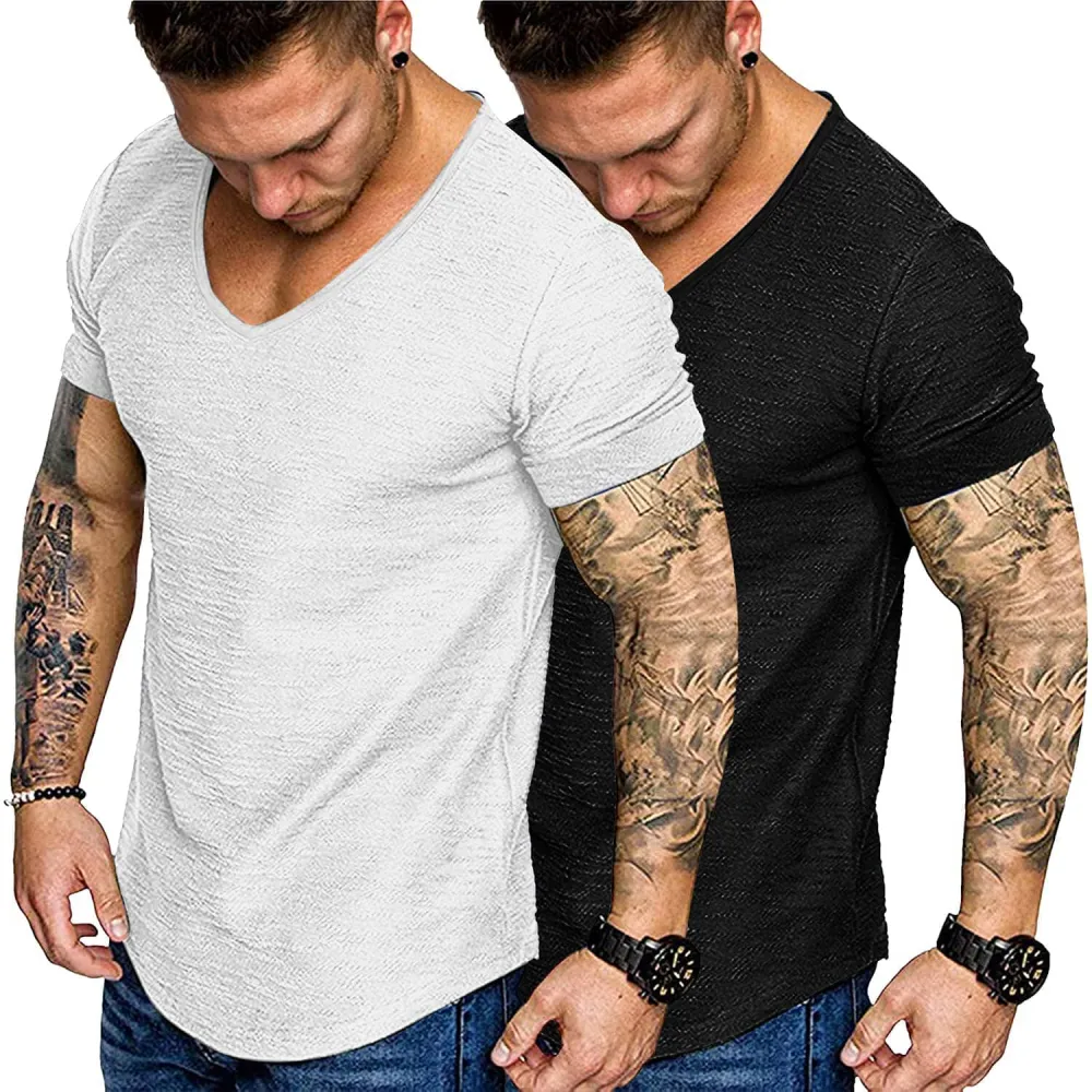 Smooth Knit Muscle Cut T-Shirt