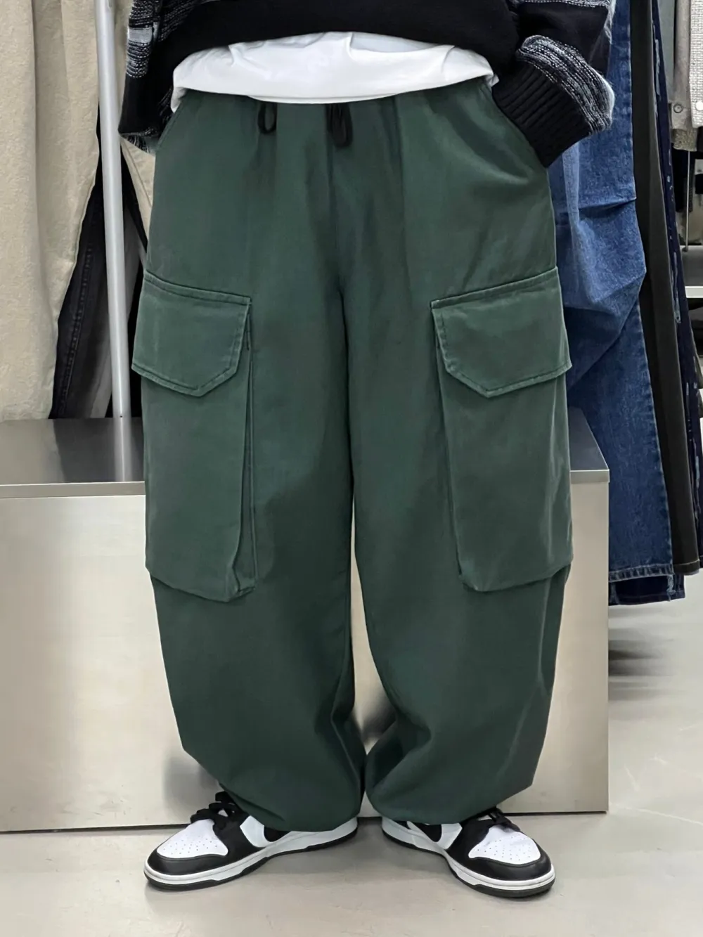 Cuffed Cargo Pants
