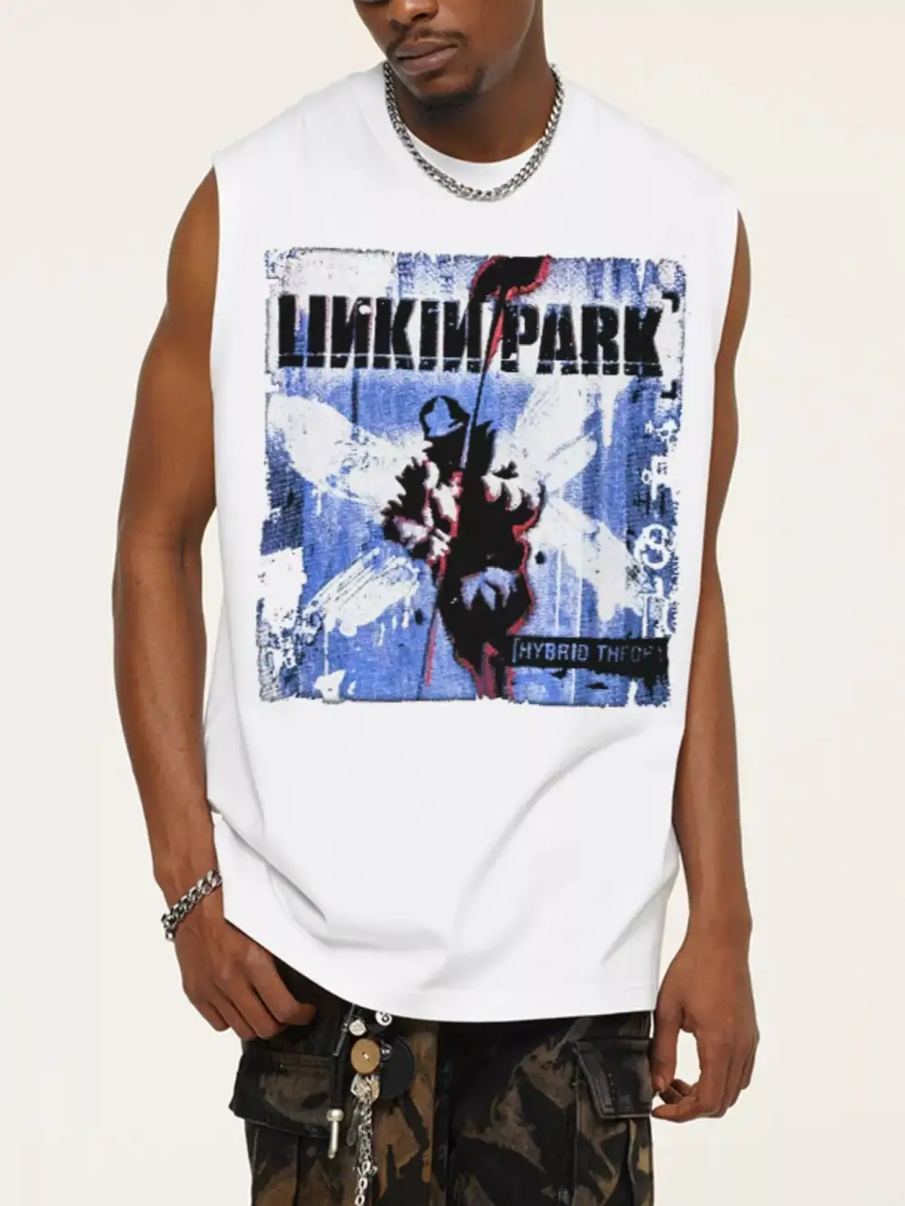 Sleeveless Graphic Tank Top
