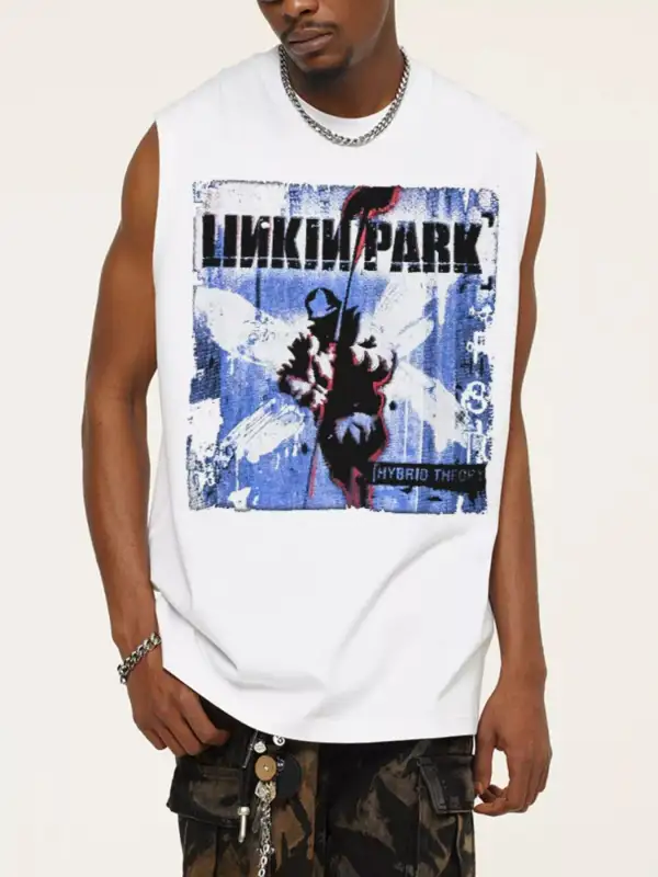 Sleeveless Graphic Tank Top