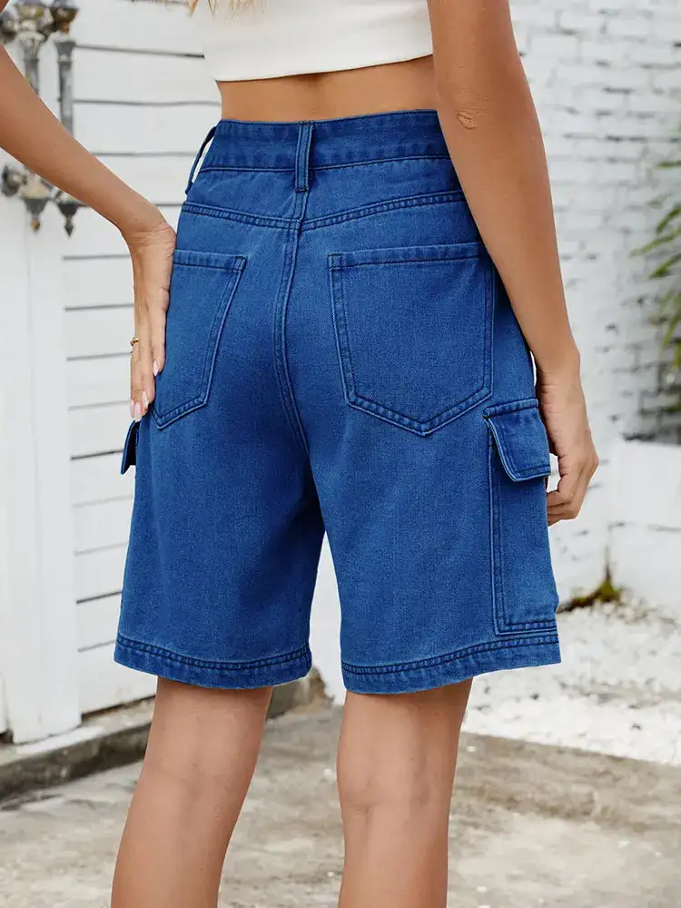 Street Style Denim Shorts
