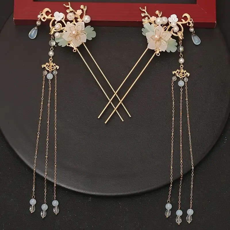 Elegant U-Shaped Ancient Hanfu Costume Hair