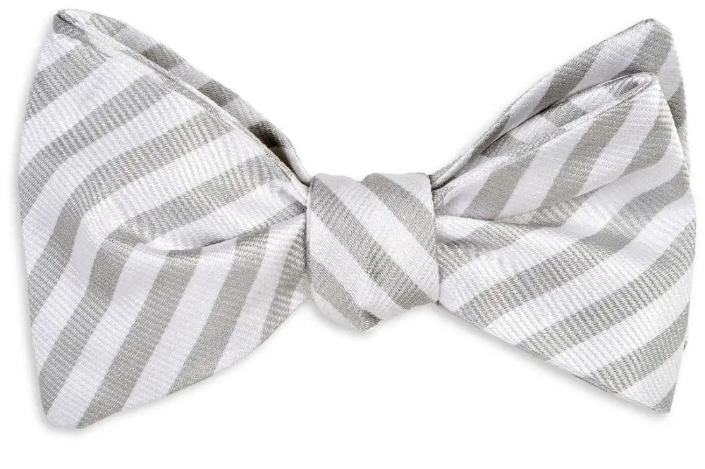 Timeless Event Striped Bow Tie