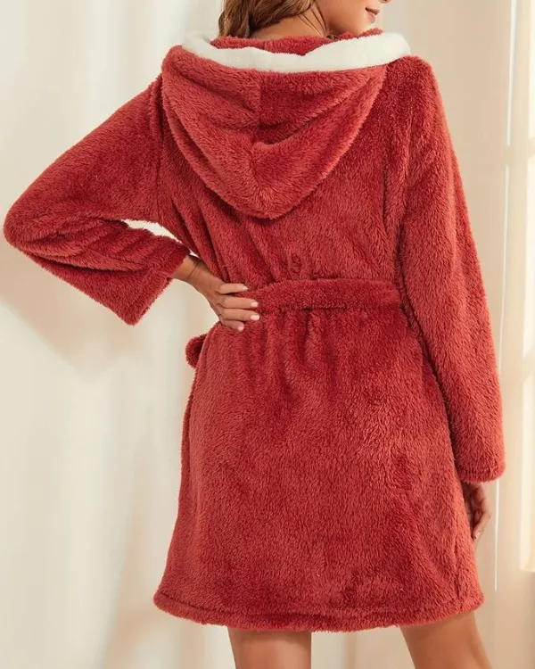 Warm Cotton Terry Bath Robe
