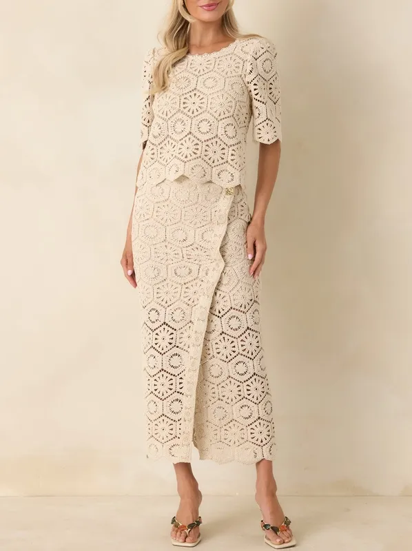 Natural Lace Top