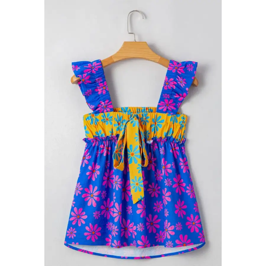 Flutter Straps Flowy Tank Top