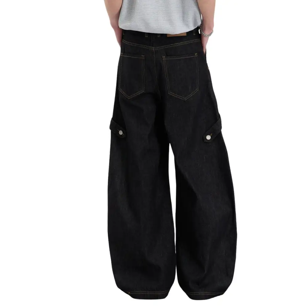 Baggy Relaxed Washed Denim Jeans