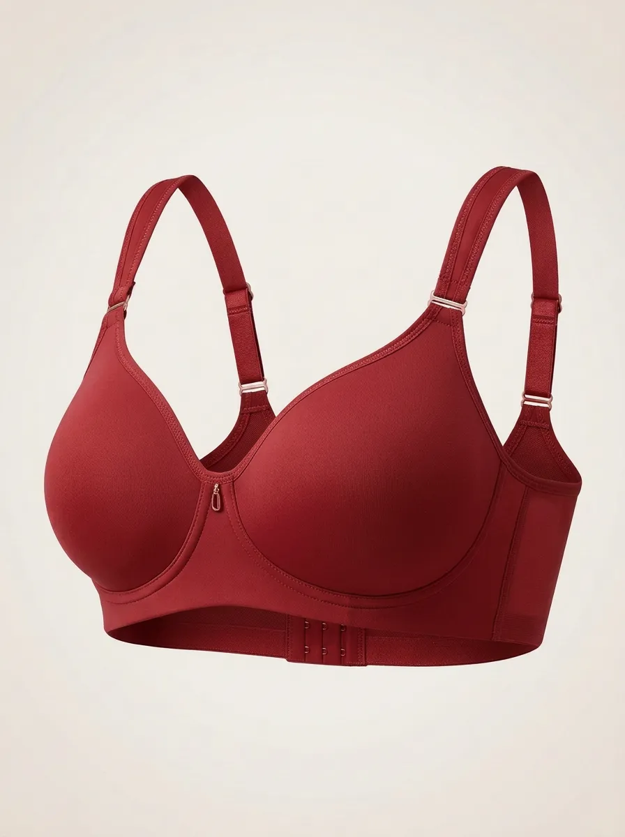 Women's Full-Coverage Adjustable-Strap Bra