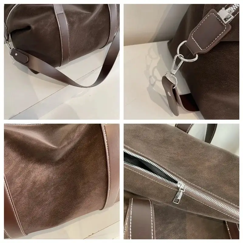 Vintage Aesthetic: Classic Suede Retro-Style Shoulder Bag