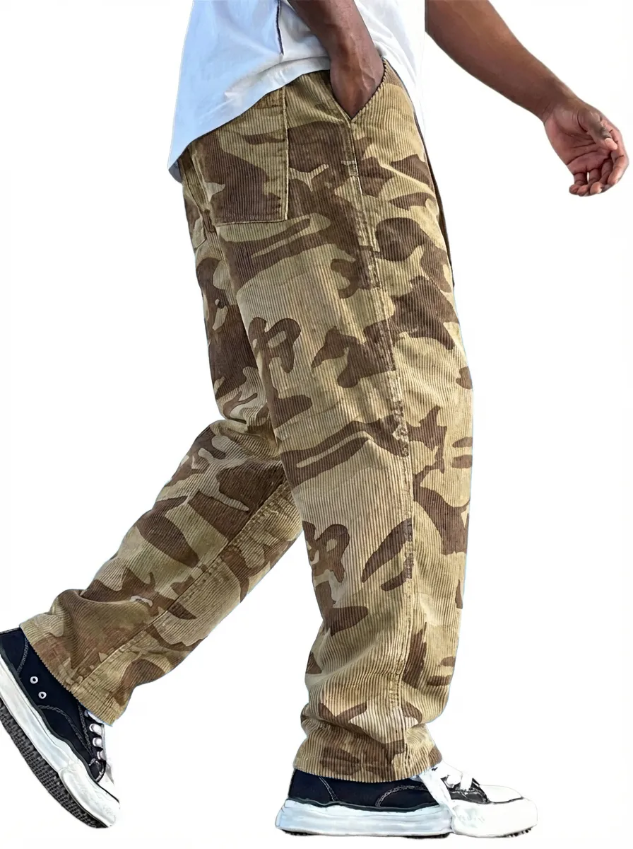 Soft Corduroy Casual Pants