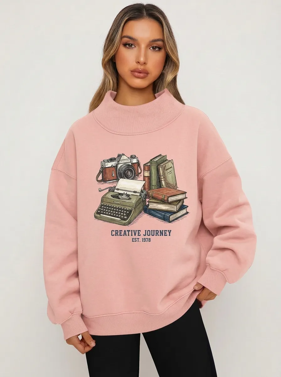 Women's Writer Photographer Creative Journey Graphic Sweatshirt