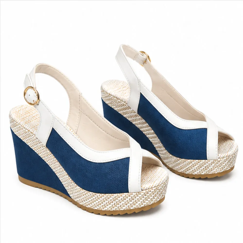 Cushioned Support Wedge Sandals