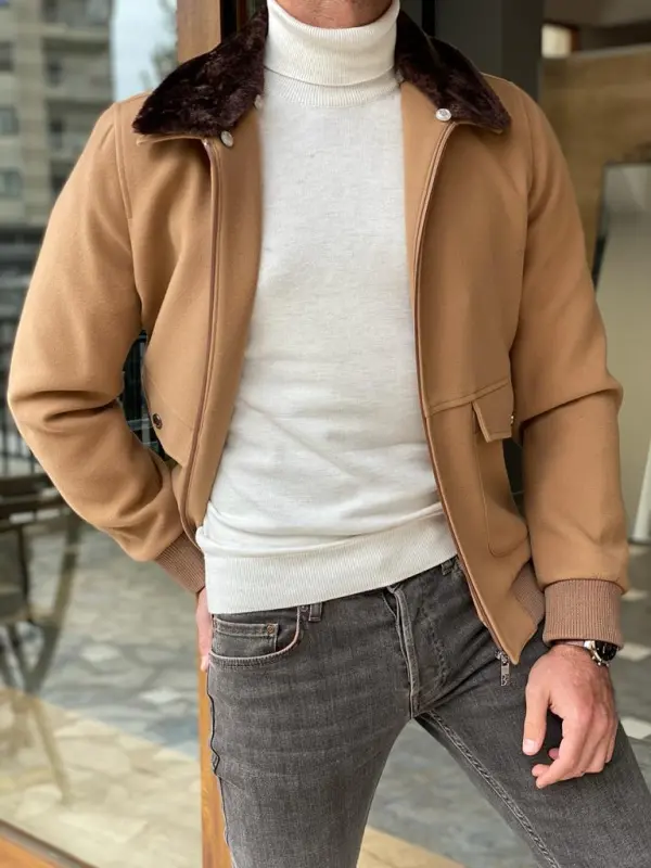 Sharp Slim Fit Refined Tailored Coat